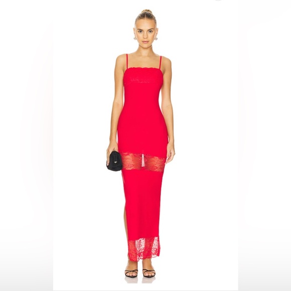 NWT Superdown Gemma Maxi Dress in Red, size XS - Picture 4 of 9